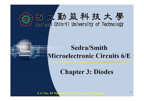 Sedra Smith Microelectronic Circuits 6 E Chapter 3 Diodes - style and ...
