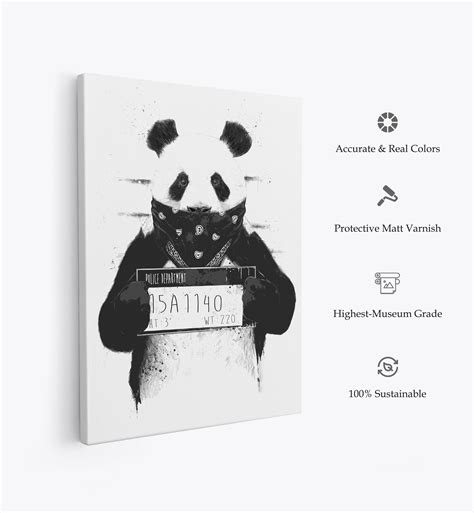 Buy Bad panda Wall Art Online at Best Price – Dessine Art