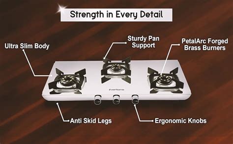 Everflame Photon 3 Burner Gas Stove