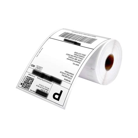 FDL 4'' x 6'' 400 label/roll Direct thermal barcode paper rolls/label ...