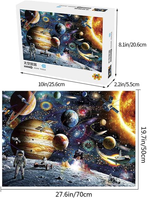 Buy Space Puzzle 1000 Piece Jigsaw Puzzle Kids Adult – Planets in Space ...