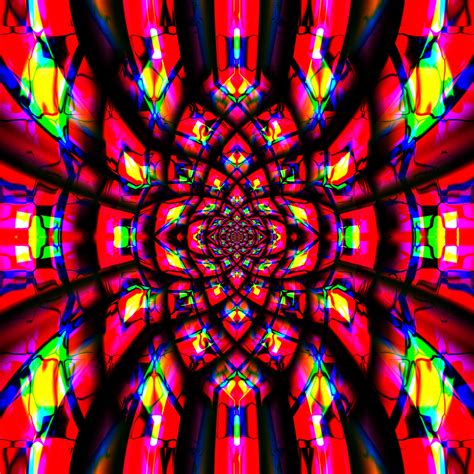 Download wallpaper 3415x3415 fractal, pattern, kaleidoscope ...