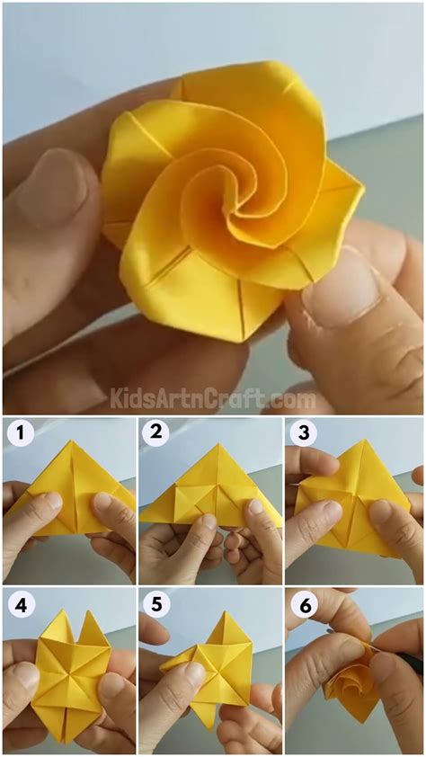 Tutorial On Origami Rose 的图像结果