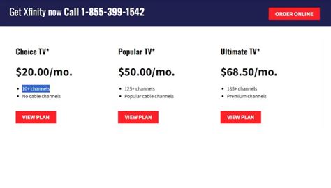 Image result for Xfinity Channel Comparison