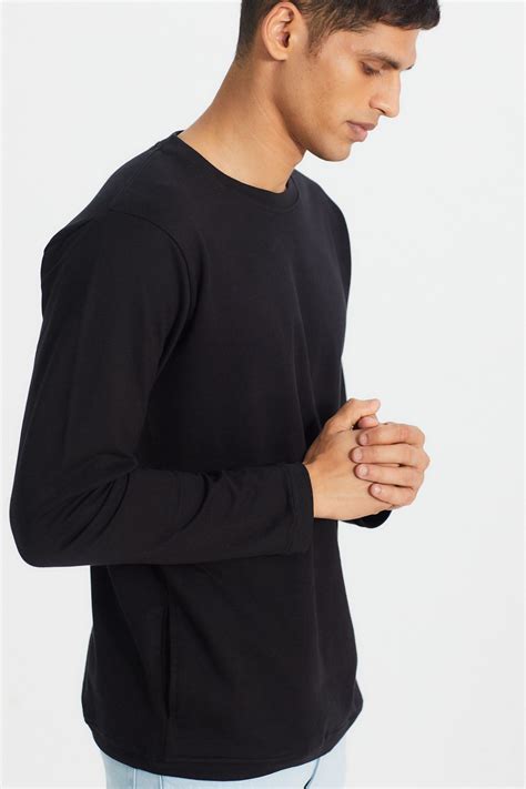 The Pima French Terry Sweatshirt for Men Carbon Black