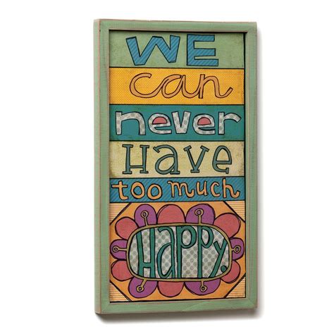 Demdaco This Thing Called Family Collection Never Too Much Happy Wall ...