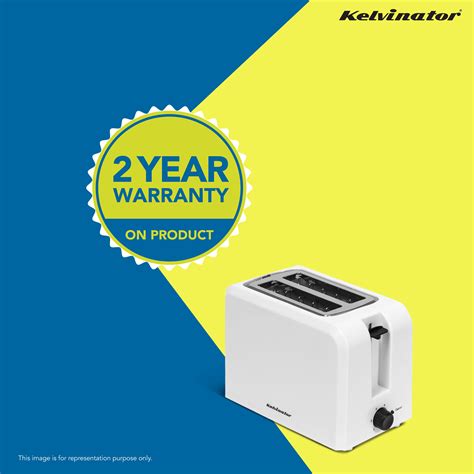 Kelvinator 2 Slice Pop Up Toaster KPTP0012S