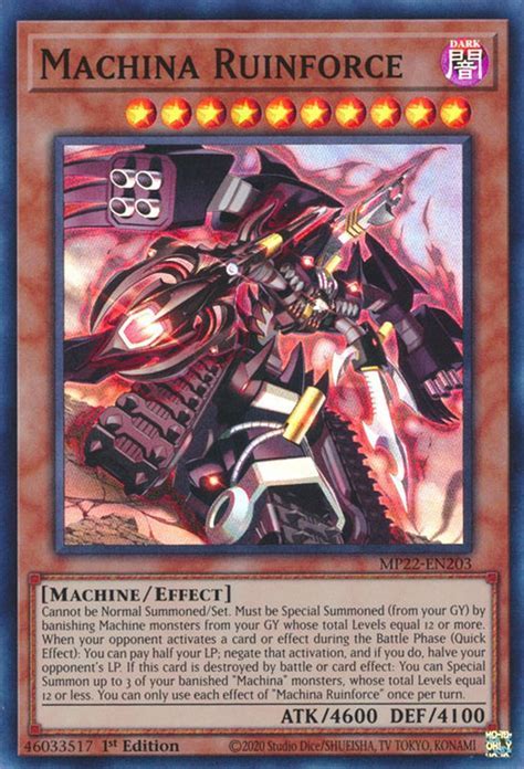 yugioh machina ruinforce Android IOS V- 8.810