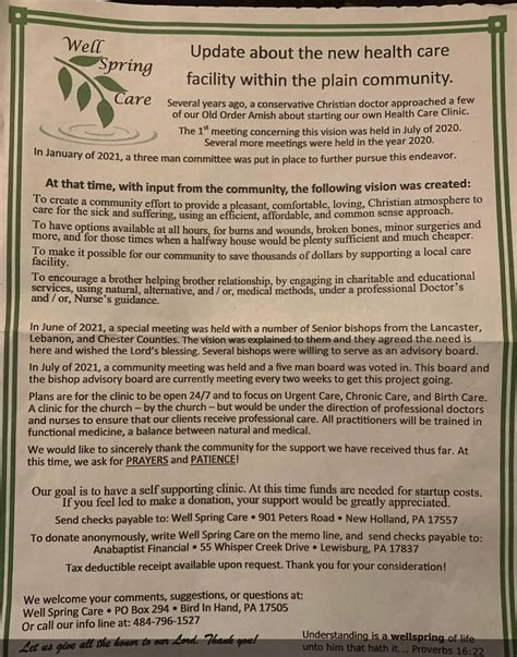 Amish and Mennonites are setting up a church-run health clinic : r ...