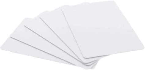 Pvc Plain Card : White Plain Pvc Card For Aadhar Card Print (100pcs ...