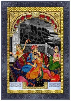 pnf Rajasthani miniature painting art Wood Photo Frames with Acrylic ...