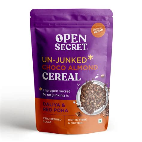 Open Secret Eatable Choco Almond Cereal – Cuir Ally Smart Goods