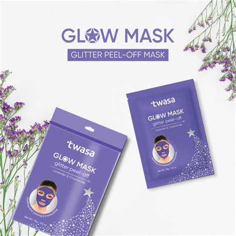 Buy Lavender & Chamomile Glitter Peel off Mask Online in India – Twasa ...