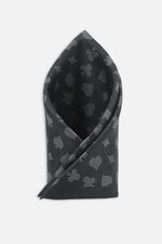 Buy Men Grey Print Party Pocket Square Online - 39965534 | Van Heusen