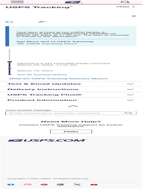 Image result for My USPS Tracking