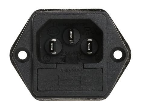 FN9260-4-06 Schaffner | Schaffner 4A, 250 V ac Male Panel Mount IEC ...