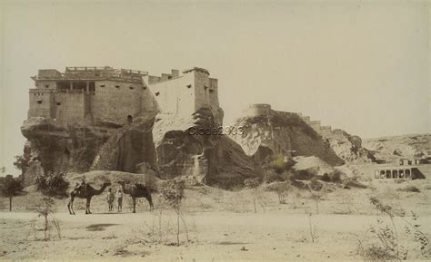 Building on Top of a Large Rock - c1870's - Old Indian Photos