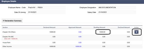 Update/Approve Employee's IT declarations in Payroll : Helpdesk ...