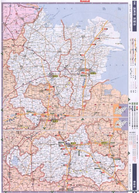 山东省滨州市东营市交通地图_交通地图库