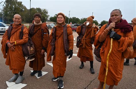 Buddhist monks walk from Texas to nation’s capital to promote peace ...