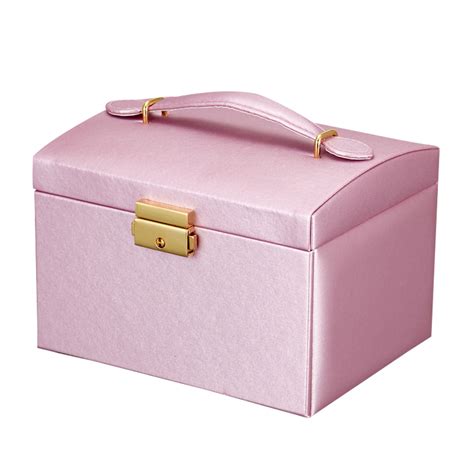 Storage Savings! Anckoeil Women's Jewelry Box Storage Box Leather ...