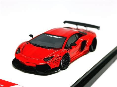 JEC LB Lamborghini Aventador Chrome Red Resin 1:64 Scale – Mobile Garage HK
