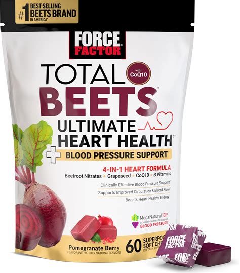 Amazon.com: HumanN SuperBeets CardiO2 Beet Energy Chews - Betalains ...