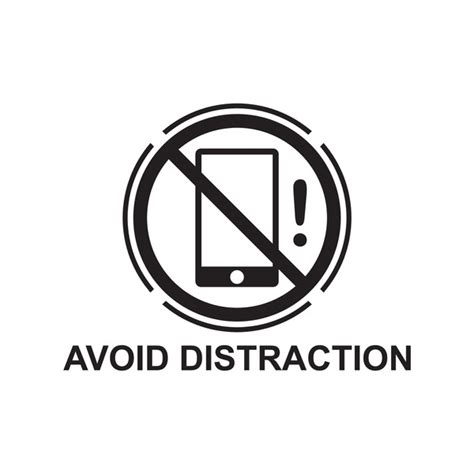 Image result for Avoid Distractions Icon