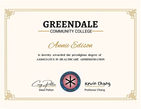 PRINTABLE DIGITAL Greendale Community College Diploma Customizable From ...