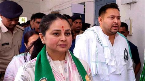 'Abused, hit with chappal': Rohini targets Tejashwi as Lalu Yadav ...