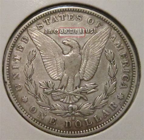 1892 - S Morgan Silver Dollar Xf Rare Key Date Us Silver Coin