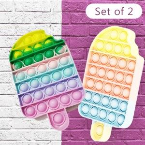 StupidCart Set 2 | Premium Color Pop It Candy Shape Fidget Toys ...
