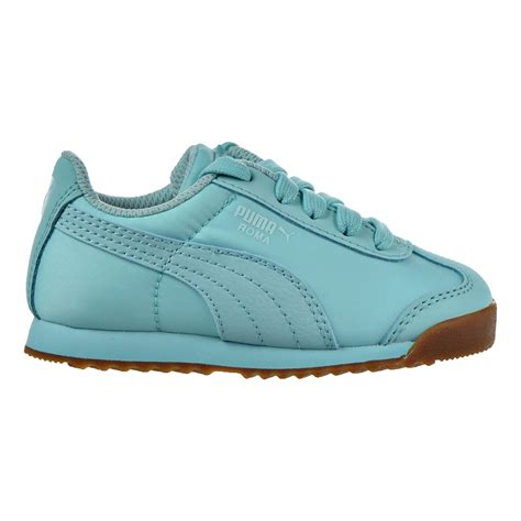 Puma Roma Basic Summer Toddler Shoes - Aruba Blue India | Ubuy