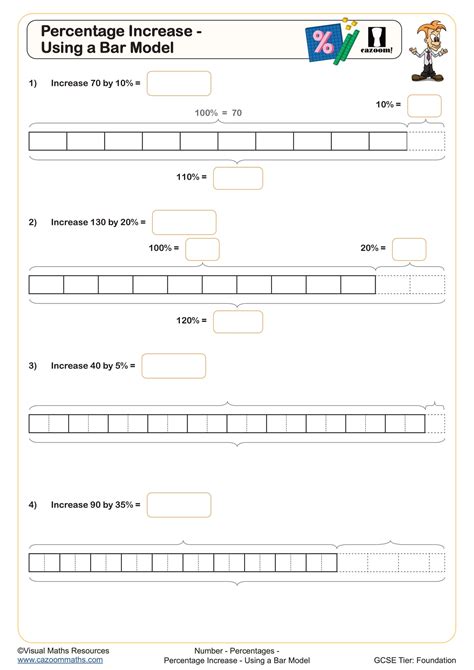 Year 9 Percentages Worksheets | PDF Printable Worksheets