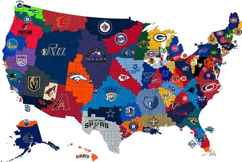Nfl Teams Map : NFL Map | Teams | Logos - Sport League Maps : Maps of ...