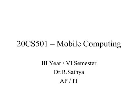 Image result for Mobile Computing IPU Playlist