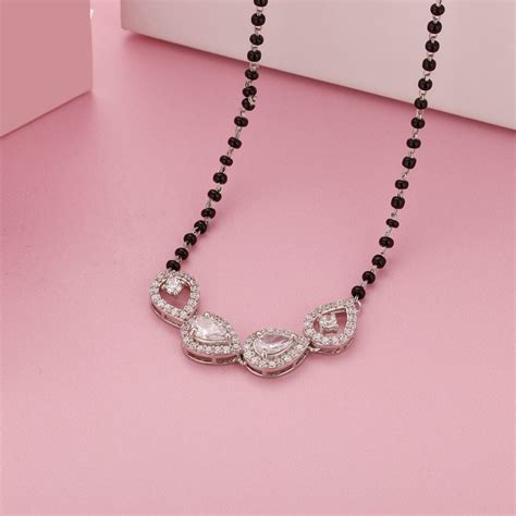 Buy Silver Alluring Mangalsutra at Best Price – GIVA