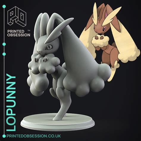 Lopunny - Pokemon - Fan Art - 3D model by printedobsession on Thangs