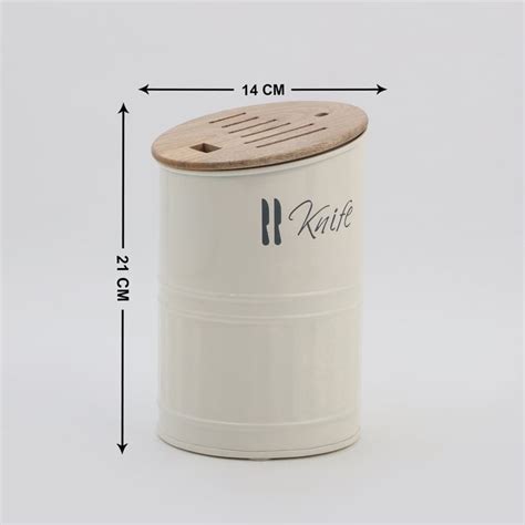 Buy Mirage Iron and Mango Wood Knife Stand from Home Centre at just INR ...