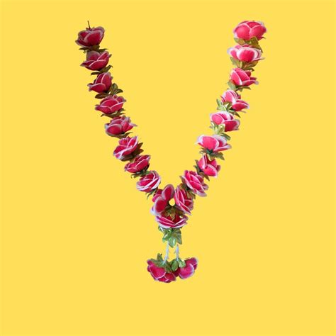 Buy Artificial Rose Flower Mala for Photo Frames and God Idols/Big Size ...