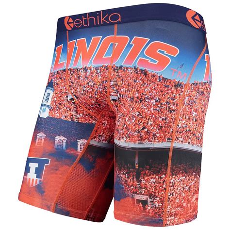 Men's Ethika Orange Illinois Fighting Illini All-Over Print Boxer Briefs