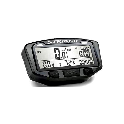 Buy Trail Tech 712-112 Black Striker Speedometer Digital Gauge Kit with ...