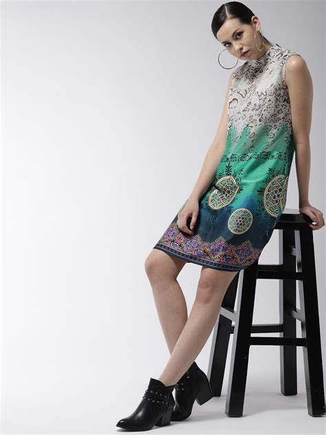 Women's Polyester Satin Mix Fabric Animal Print dress – Stylestone