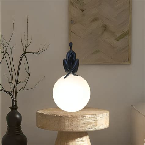 HDC Humanoid Sculpture Moon Table Lamp
