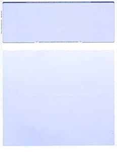 250 Computer Check Paper -Blank Stock Check Paper - Check on Top Blue ...