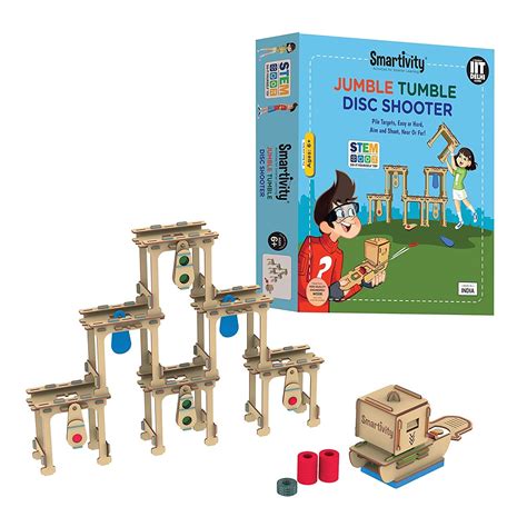 Buy Smartivity Jumble Tumble Disc Shooter STEM Educational DIY Fun Toys ...