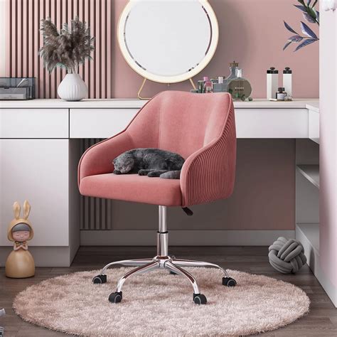 CAELUM Cute Pink Desk Chair for Teen Girl, Home Office India | Ubuy