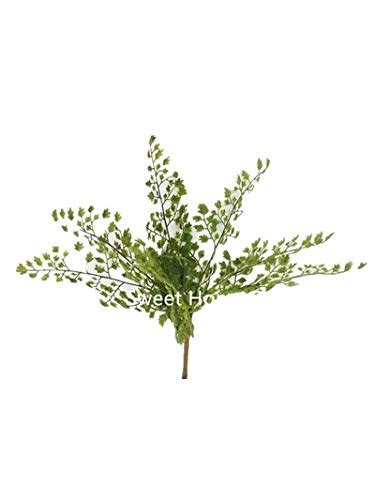 Buy Sweet Home Deco 12'' UV Protected Green Fern Artificial Bush Indoor ...