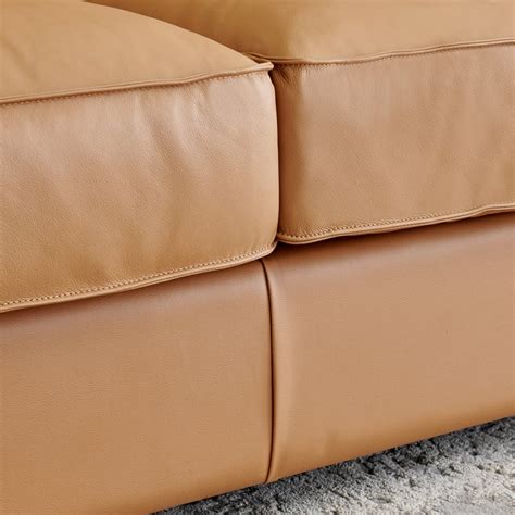 Buy Sorrento NXT Half Leather 2-Seater Sofa - Tan from Home Centre at ...