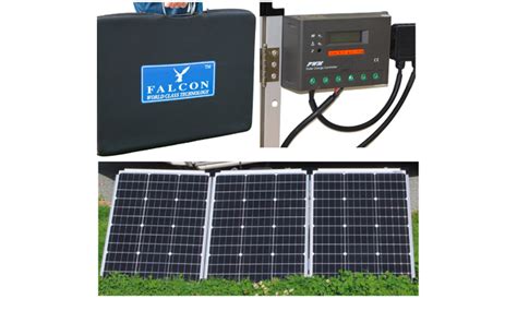 Falcon mobile 180W solar power system with smart meter - Berger Camping